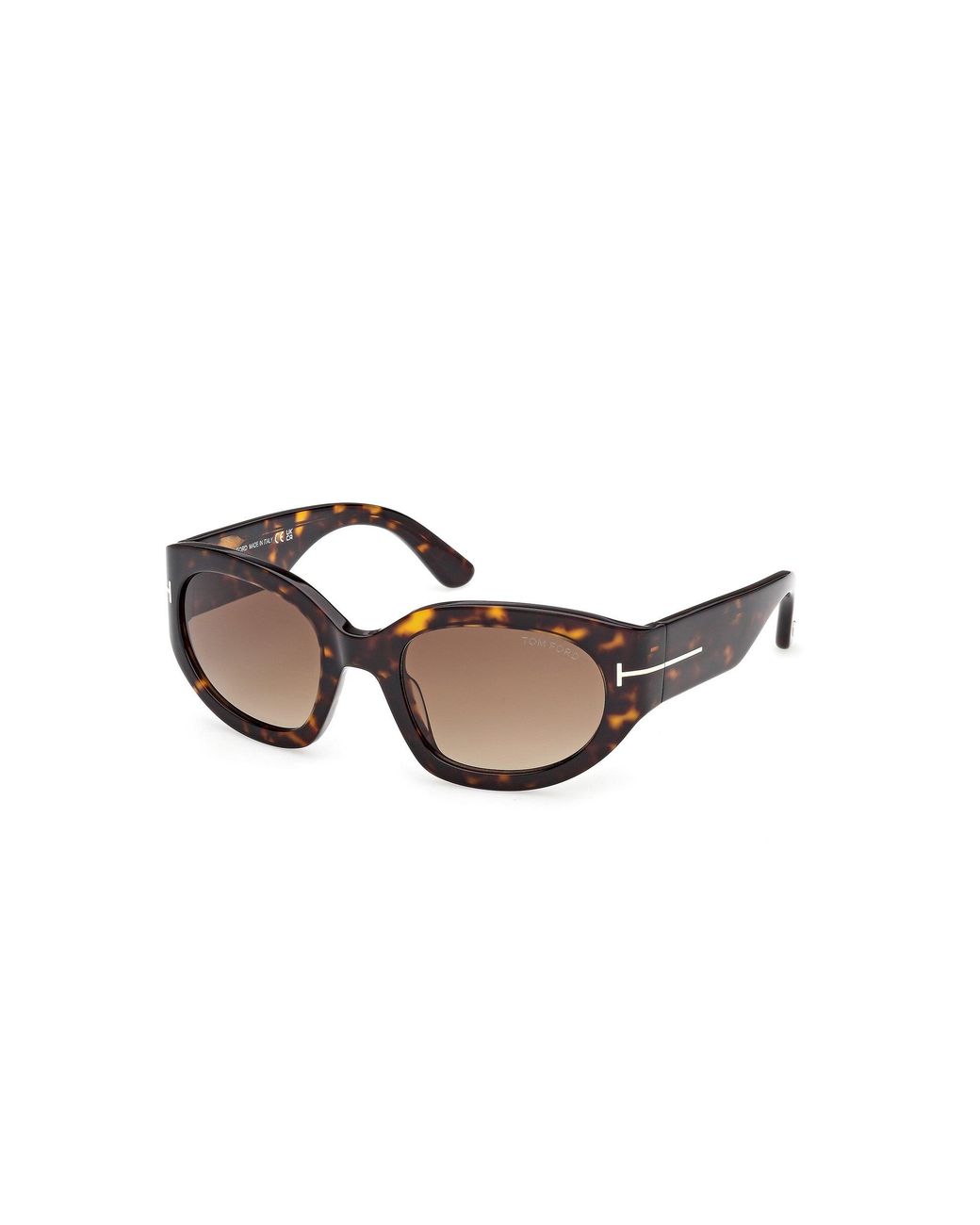 Tom Ford Black Ft1313 Arizona-02 52F Sunglasses Acetate Squared Normal