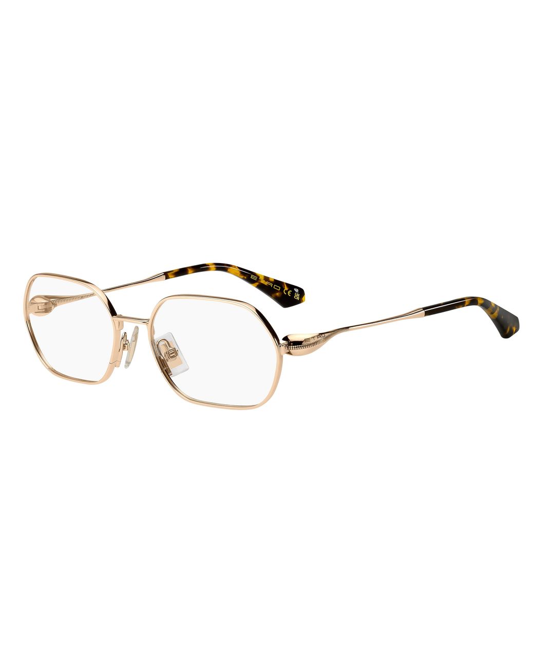 Etro Black 0140 000 Optical Frames Metal Squared Normal