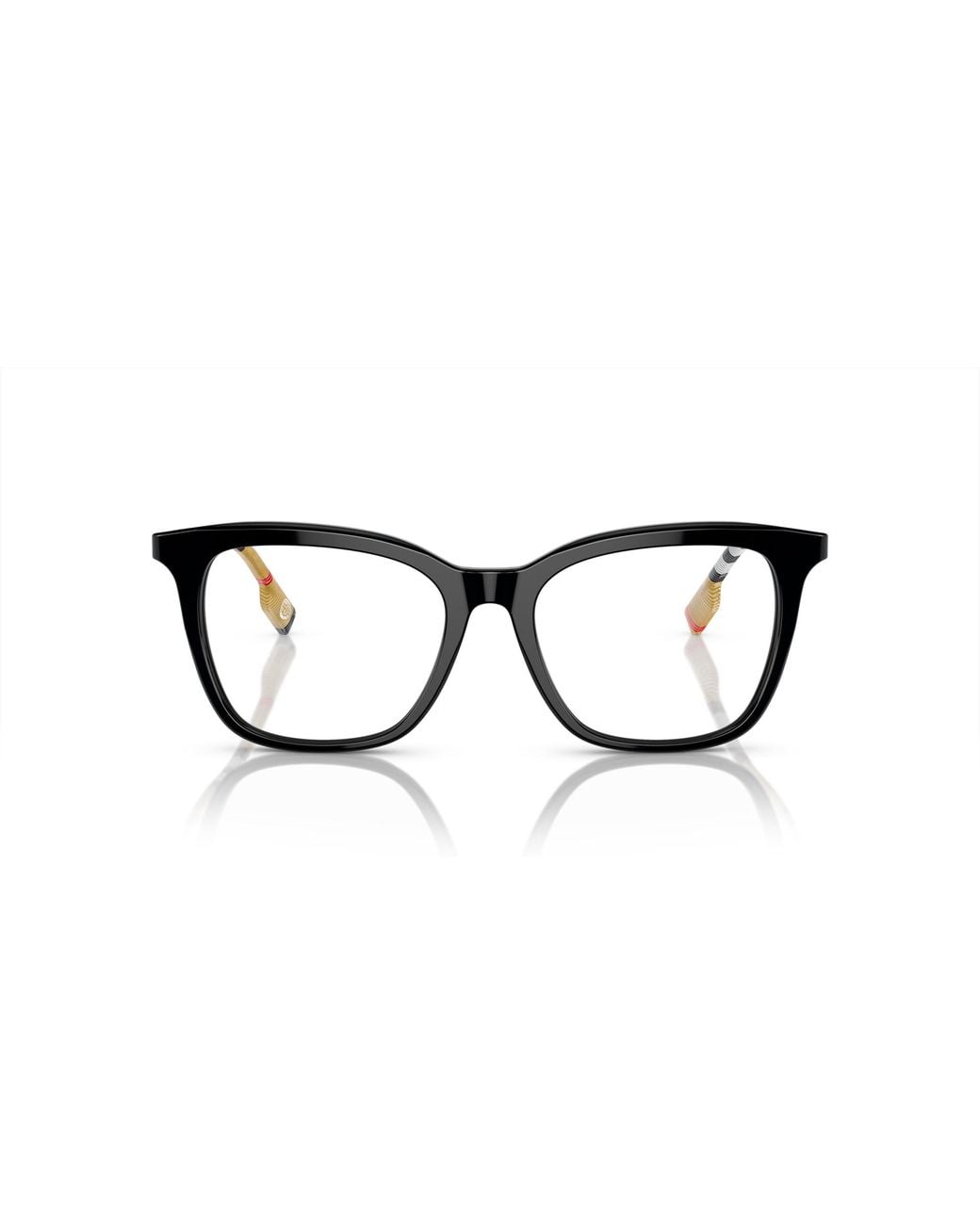 Burberry Black Be2390 3853 Optical Frames Acetate Transparent Squared Normal