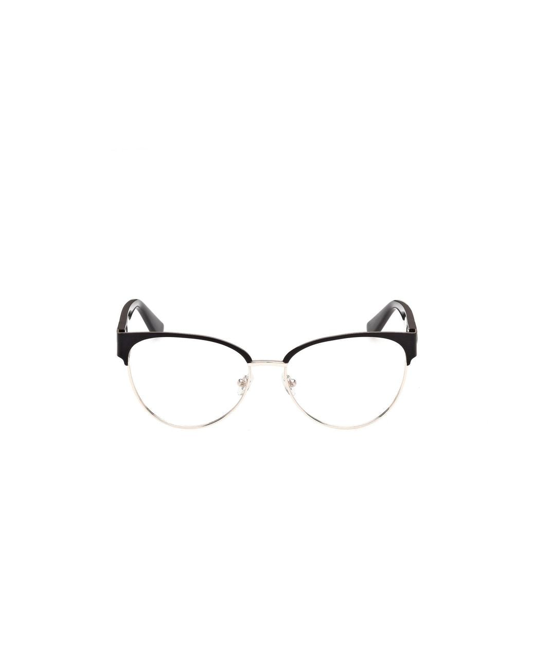 Guess Black Gu50382 2 Optical Frames Metal Round Normal