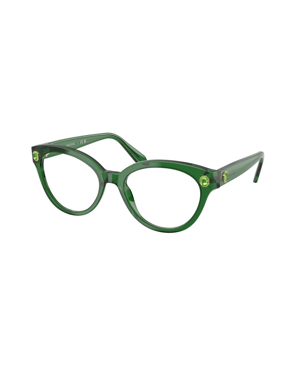 Swarovski Black Sk2037 1064 Optical Frames Acetate Round Normal