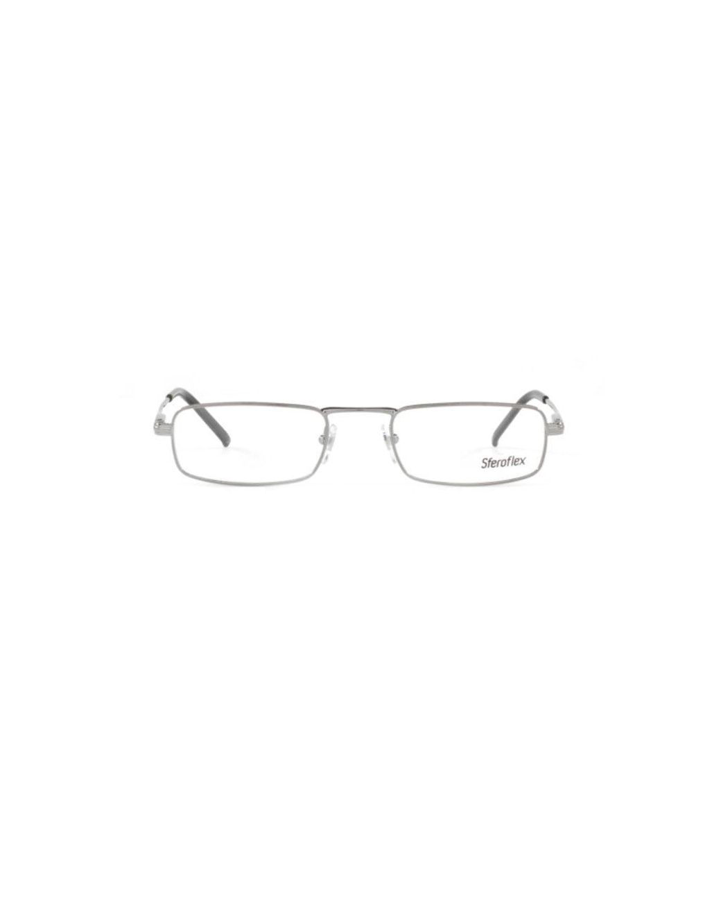Sferoflex Black Sf2201 268 Optical Frames Metal Squared for men