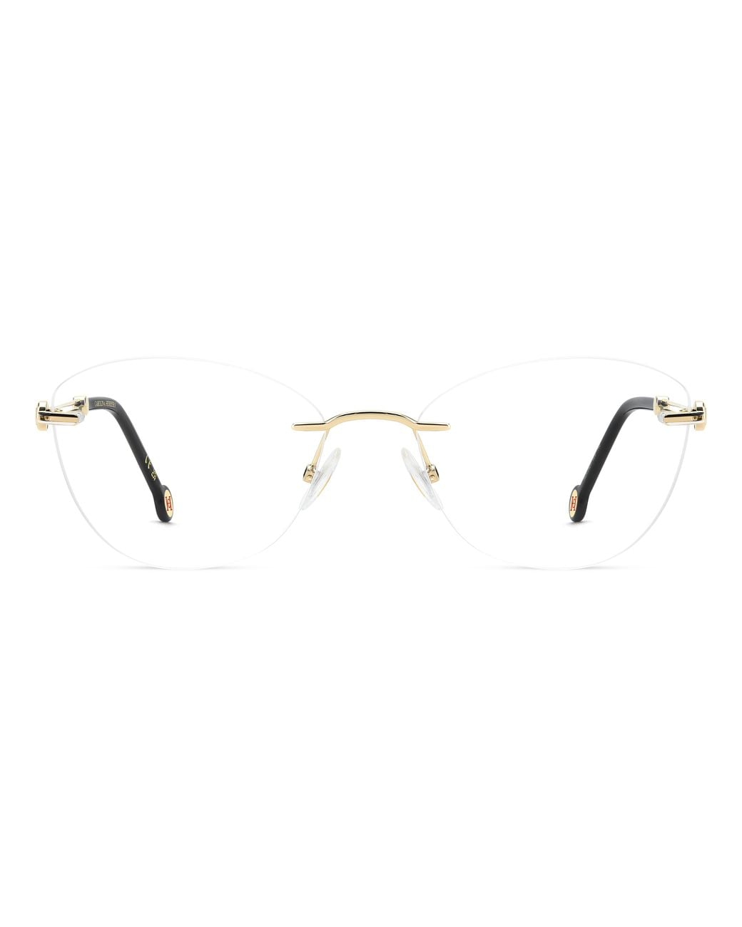Carolina Herrera Black Her 0427 80S Optical Frames Metal Cat Eye Normal