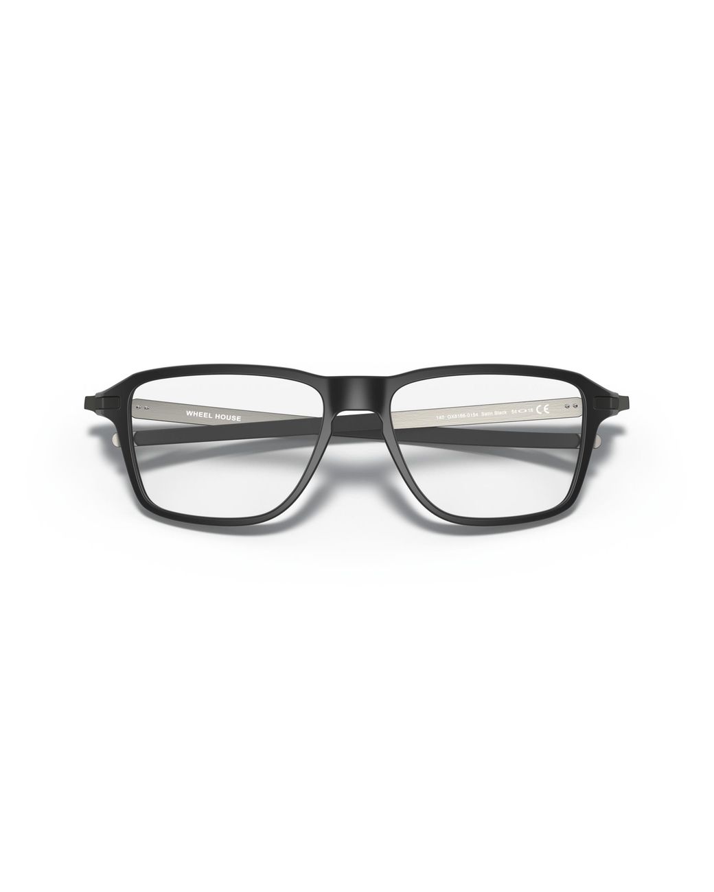 Oakley Black Ox8166 Wheel House 816601 Optical Frames Plastic Squared for men
