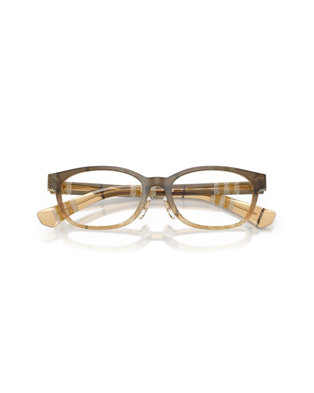 Burberry Black Be2447D 4201 Optical Frames Acetate Round Normal