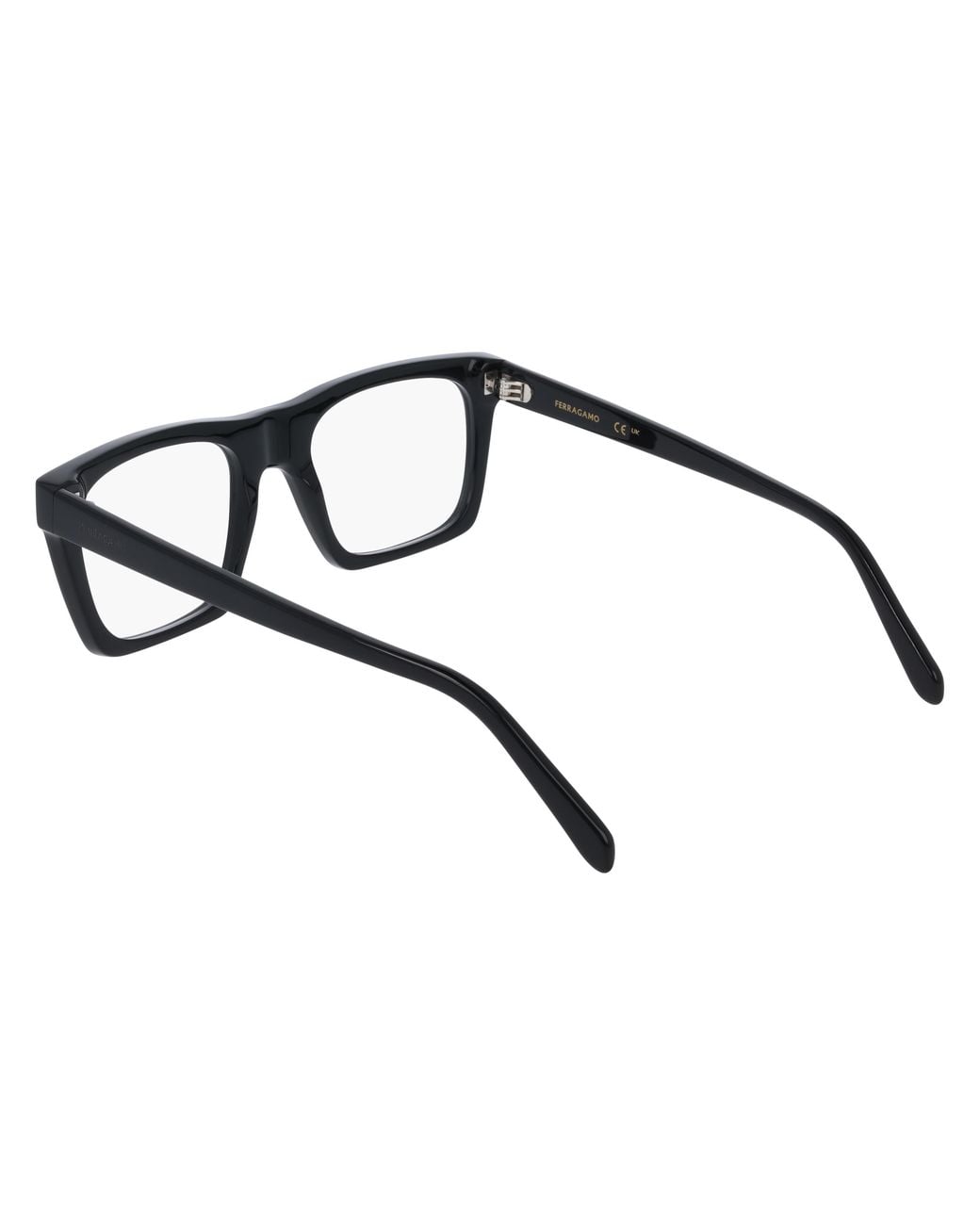 Ferragamo Black Sf3029 001 Optical Frames Acetate Squared Normal for men