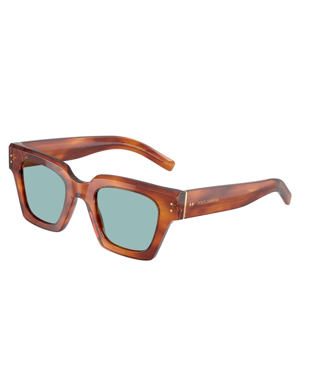 Dolce & Gabbana Black Dg4413 322180 Sunglasses Acetate Squared Normal for men