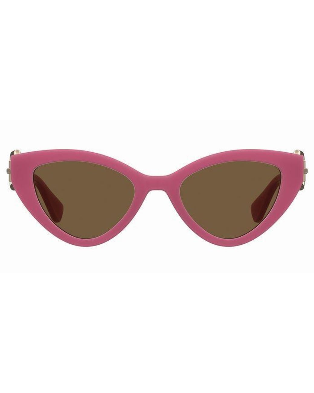 Moschino Black Mos142/S Mu1/70 Sunglasses Injected Cat Eye Normal