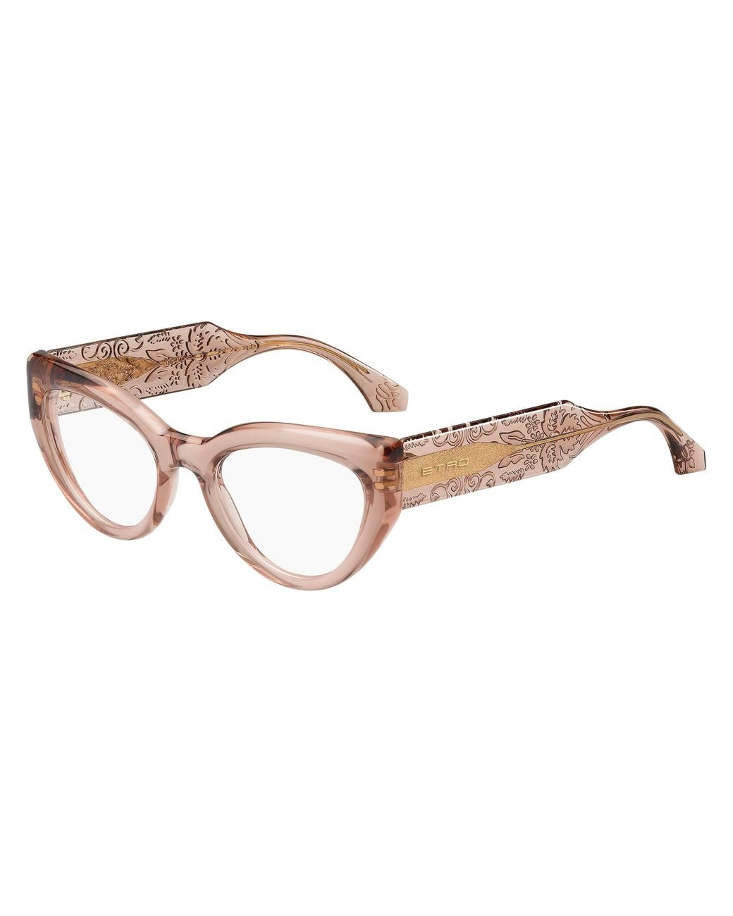 Etro Black 0018 35J Optical Frames Acetate Cat Eye