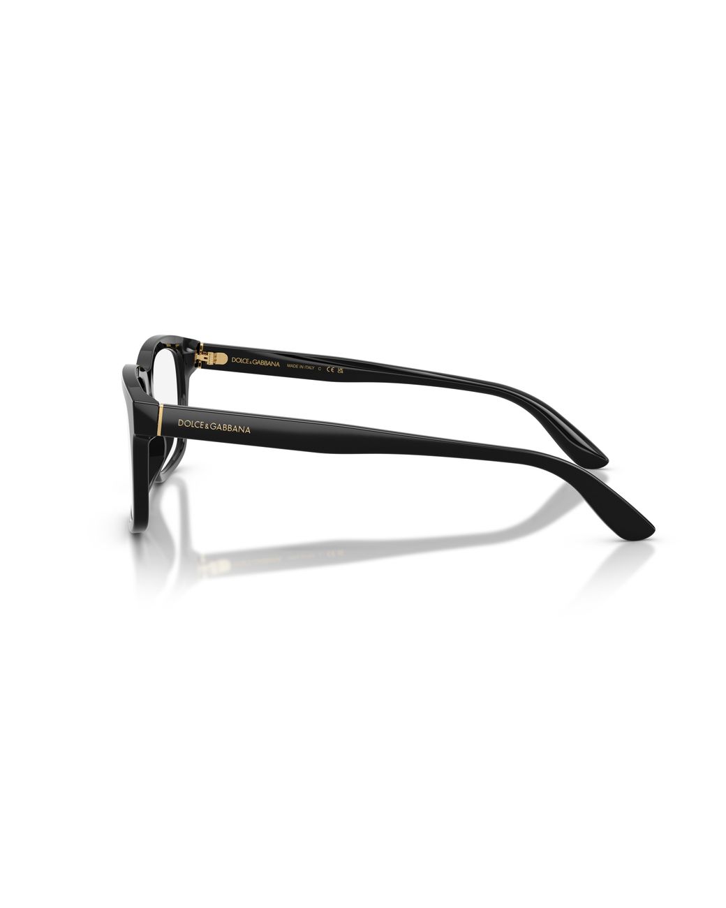 Dolce & Gabbana Black Dg3453 501 Optical Frames Acetate Transparent Squared Normal for men
