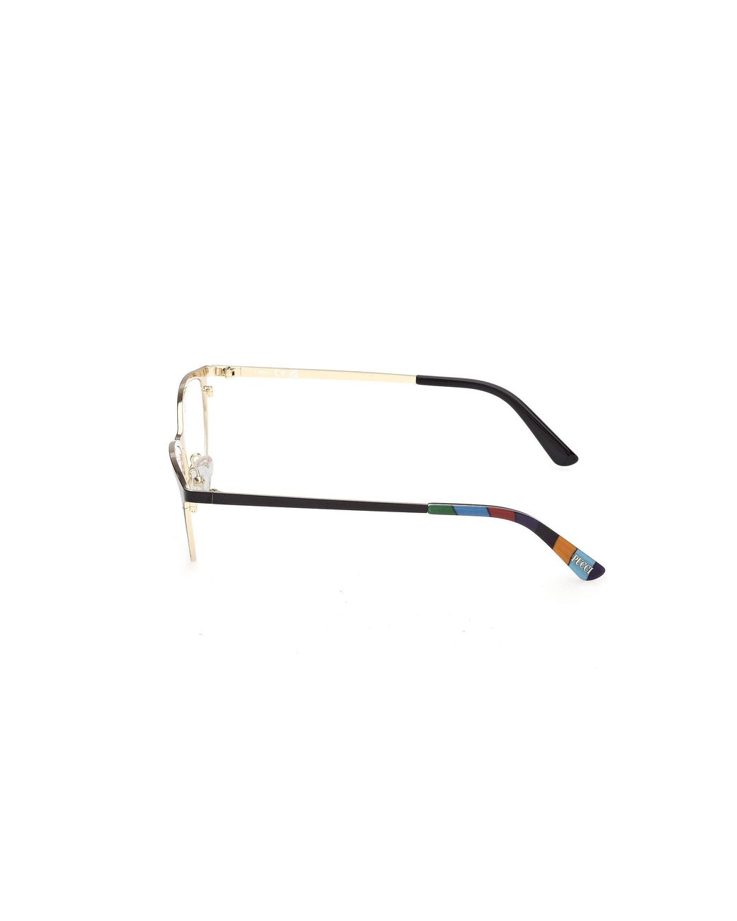 Emilio Pucci Black Ep5280 005 Optical Frames Metal Cat Eye Normal