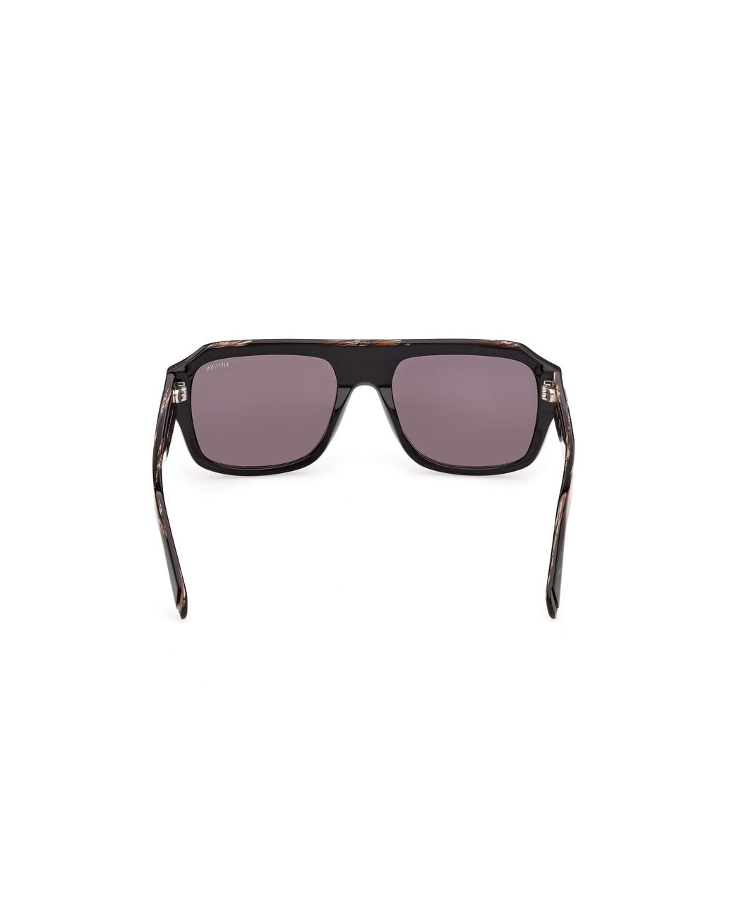 Guess Black Gu00367 01A Sunglasses Acetate Smoke Squared Normal for men