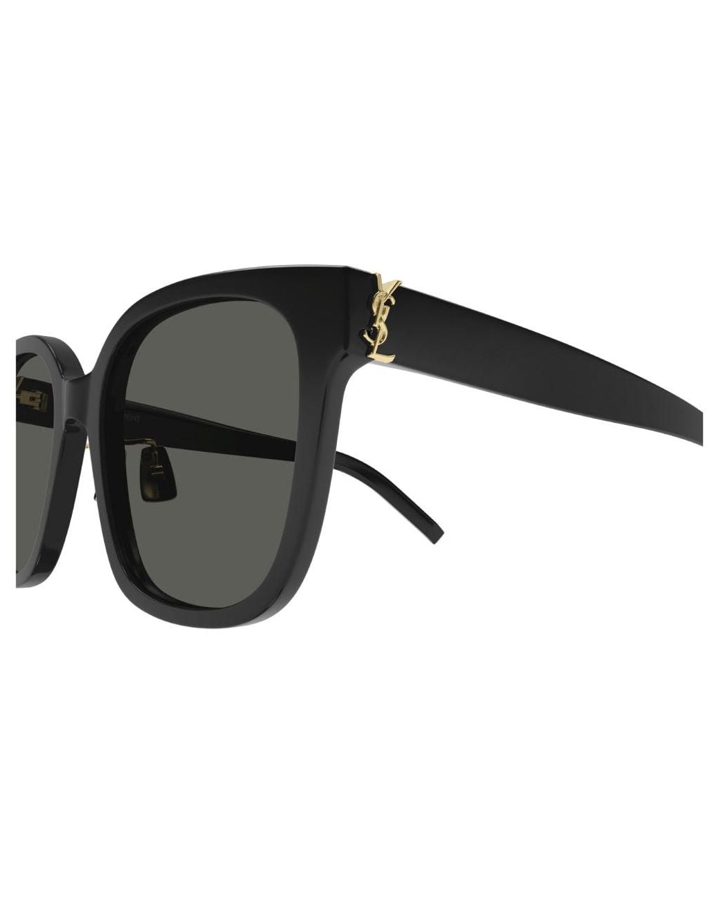 Saint Laurent Black Sl M105/F 006 Sunglasses Acetate Cat Eye Polarized Anti-Glare