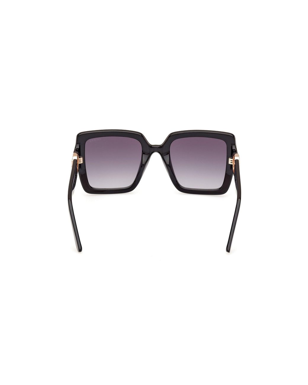Guess Black Gu00103 01B Sunglasses Injected Smoke Squared Normal Shaded