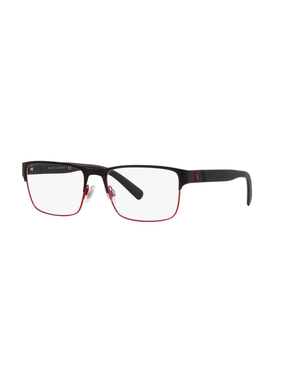 Polo Ralph Lauren Black Ph1175 9191 Optical Frames Metal Squared Normal for men