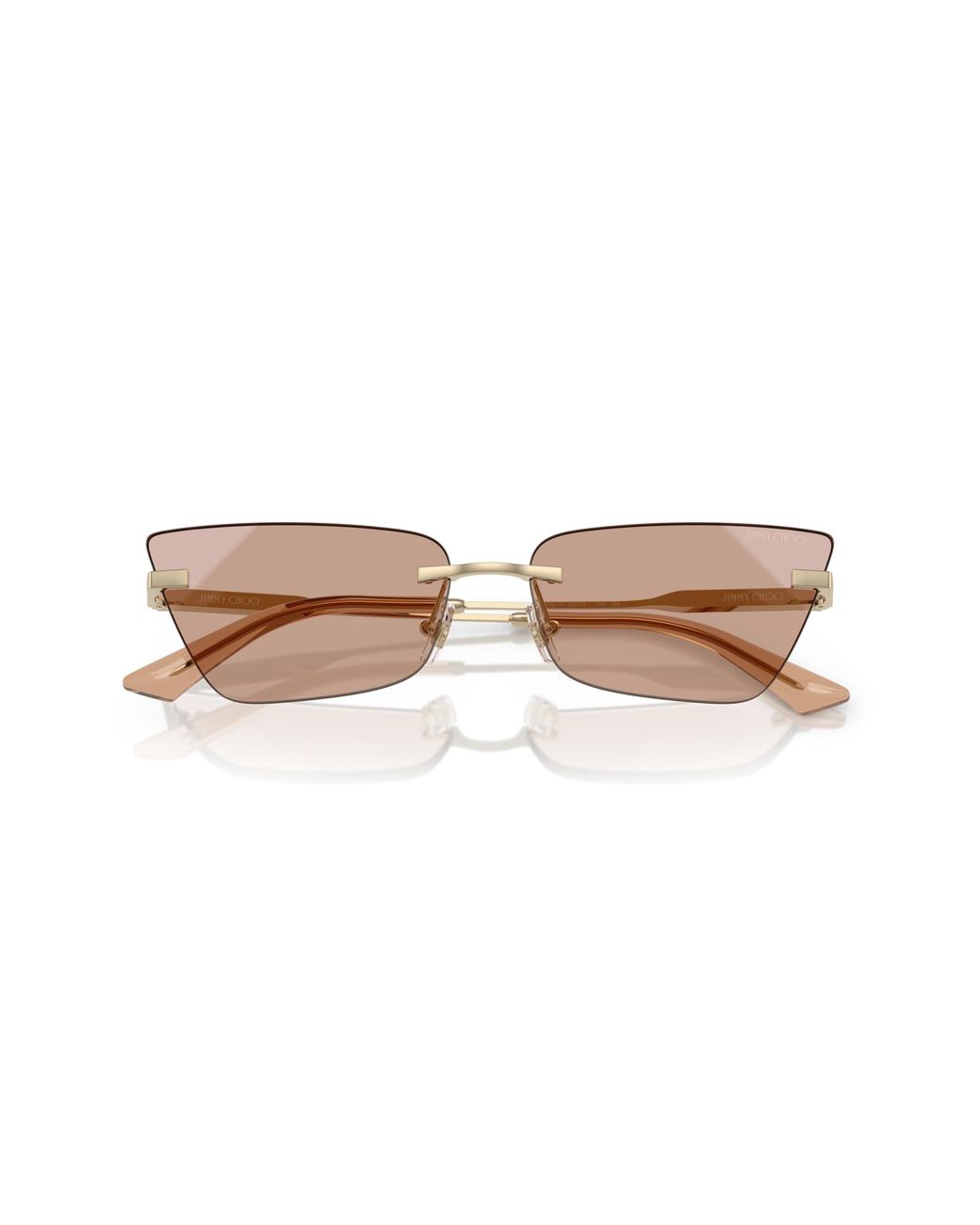 Jimmy Choo Black Jc4012 300613 Sunglasses Metal Cat Eye Normal Shaded