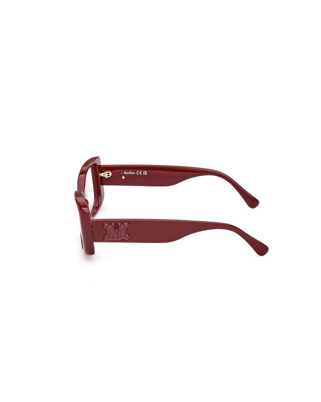 Max Mara Black Mm5250 69 Optical Frames Acetate Squared Normal