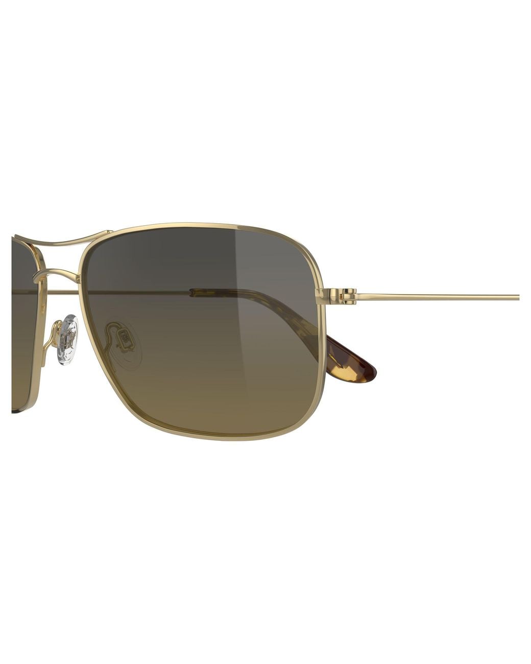 Maui Jim Black Mj0246S 002 Occhiali Da Sole Titanio Bronzo Squadrata