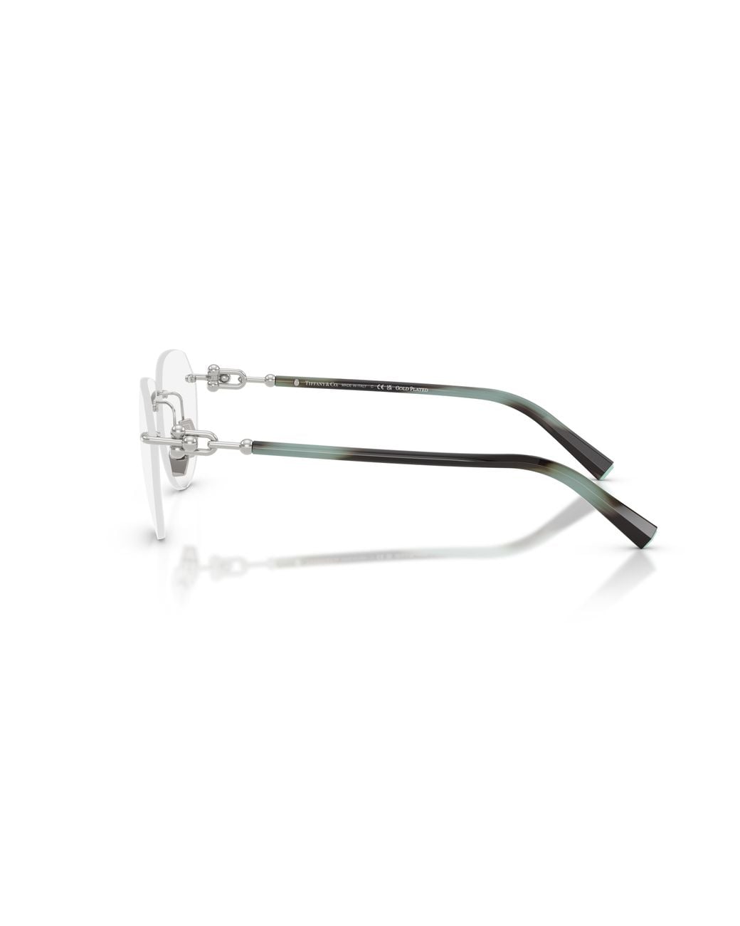 Tiffany & Co Black Tf1173K 6213 Optical Frames Metal Pilot Normal