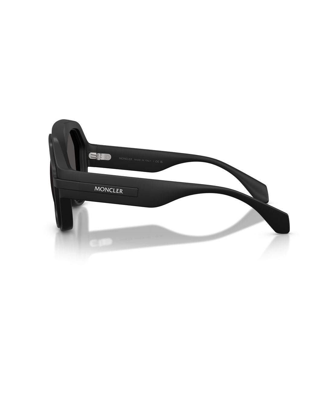 Moncler Black Me8012U Fynder 500687 Sunglasses Injected Pilot Normal