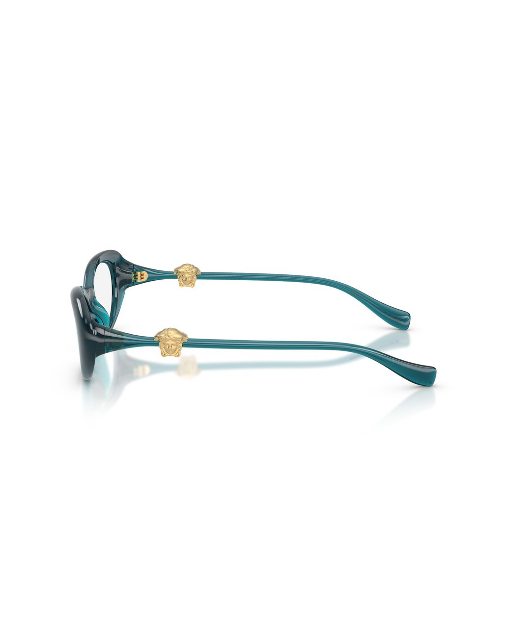 Versace Black Ve3381U 5540 Optical Frames Injected Transparent Round Normal