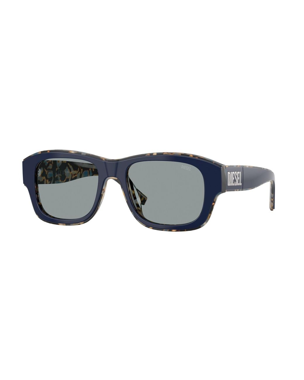DIESEL Black Dl2020U 2070/1 Sunglasses Acetate Squared Normal