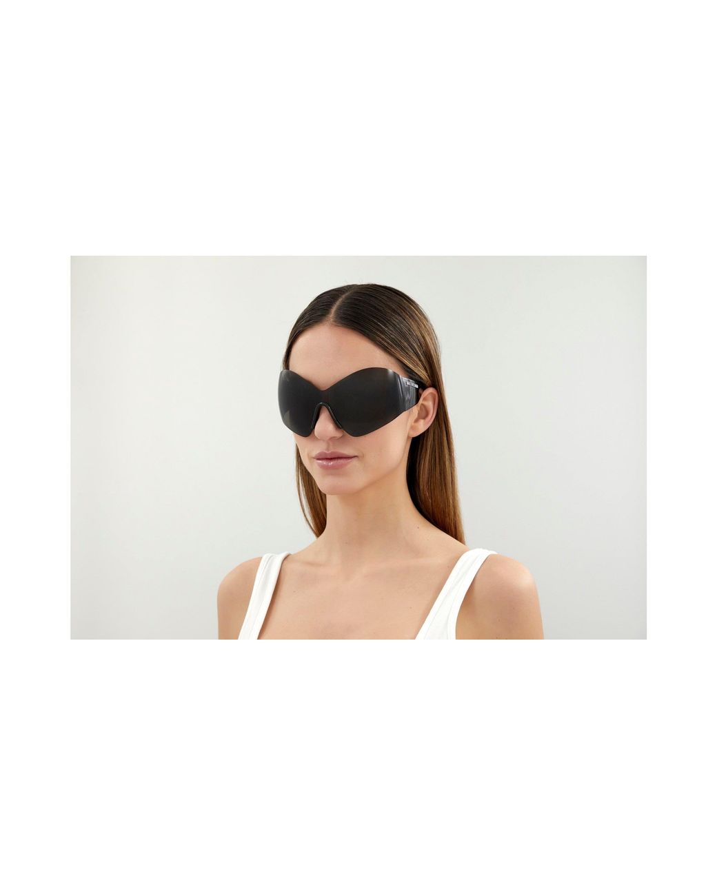 Balenciaga Black Bb0180S 001 Sunglasses Nylon Geometric Normal