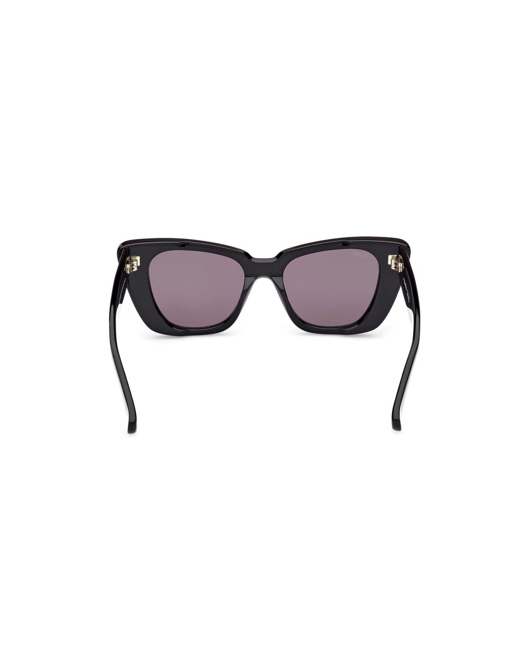 Max Mara Black Mm0099 Glimpse5 01A Sunglasses Acetate Smoke Butterfly Normal