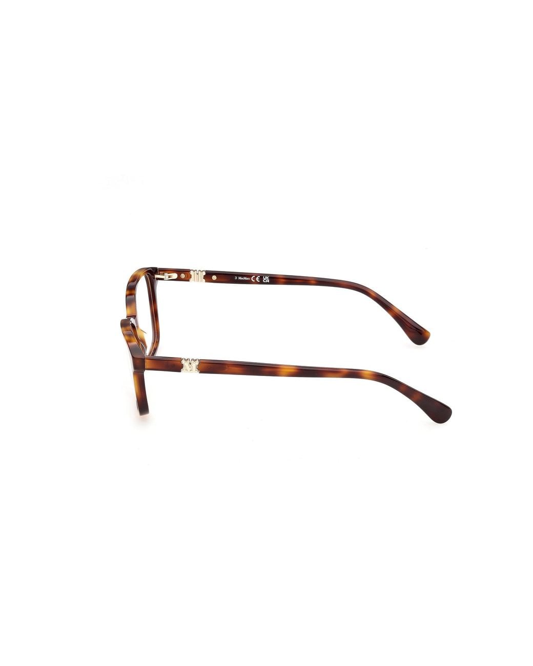 Max Mara Black Mm5261 52 Optical Frames Acetate Squared Normal