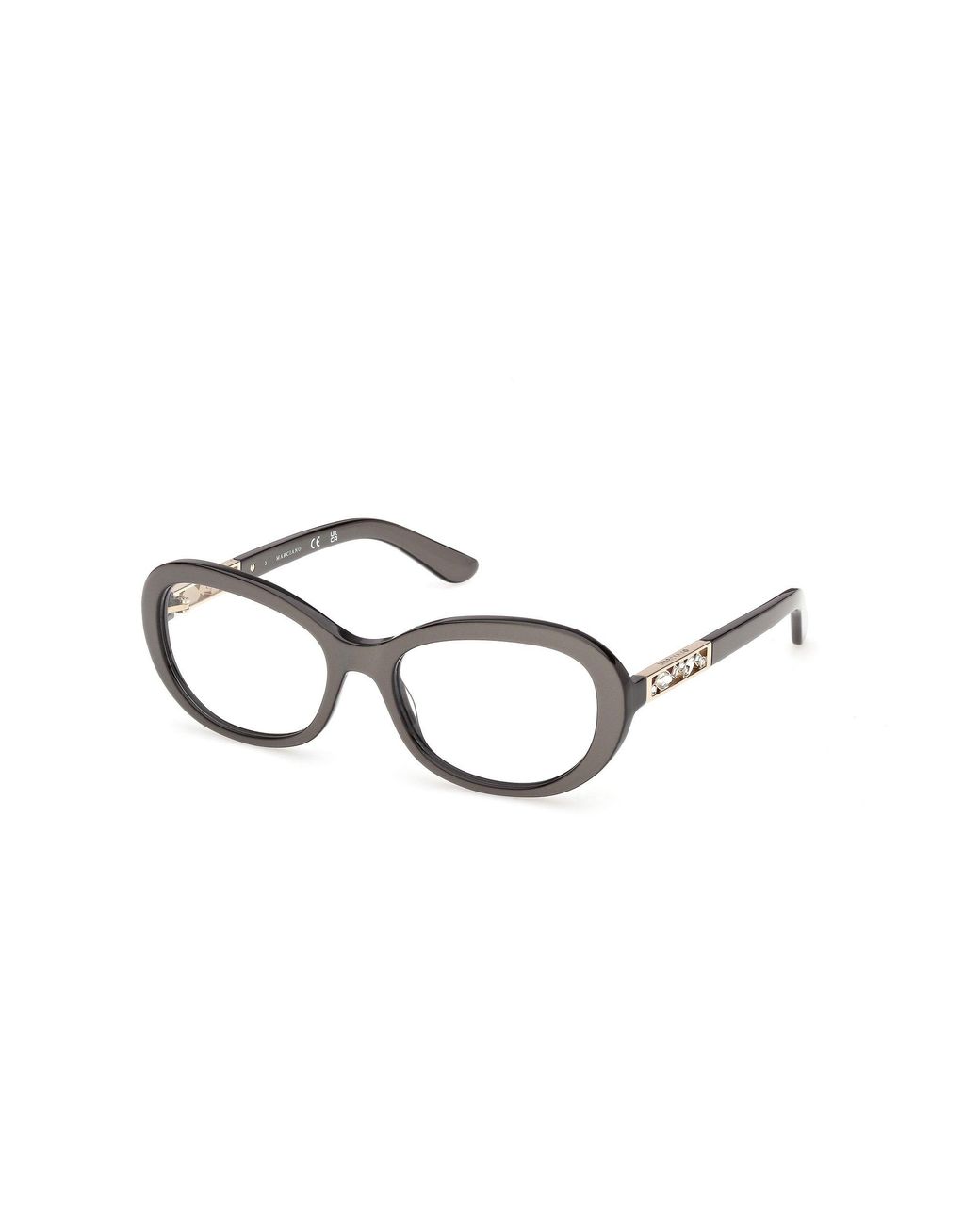 Guess Black Gm50065 87 Optical Frames Acetate Round Normal
