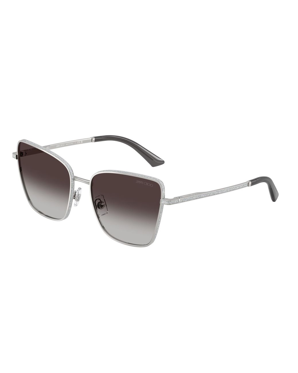 Jimmy Choo Black Jc4023J 30028G Sunglasses Metal Squared Normal Shaded