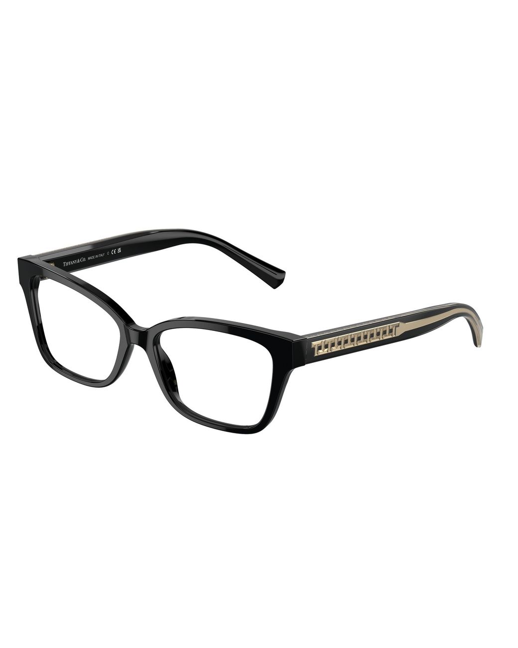 Tiffany & Co Black Tf2249 8001 Optical Frames Acetate Transparent Butterfly Normal