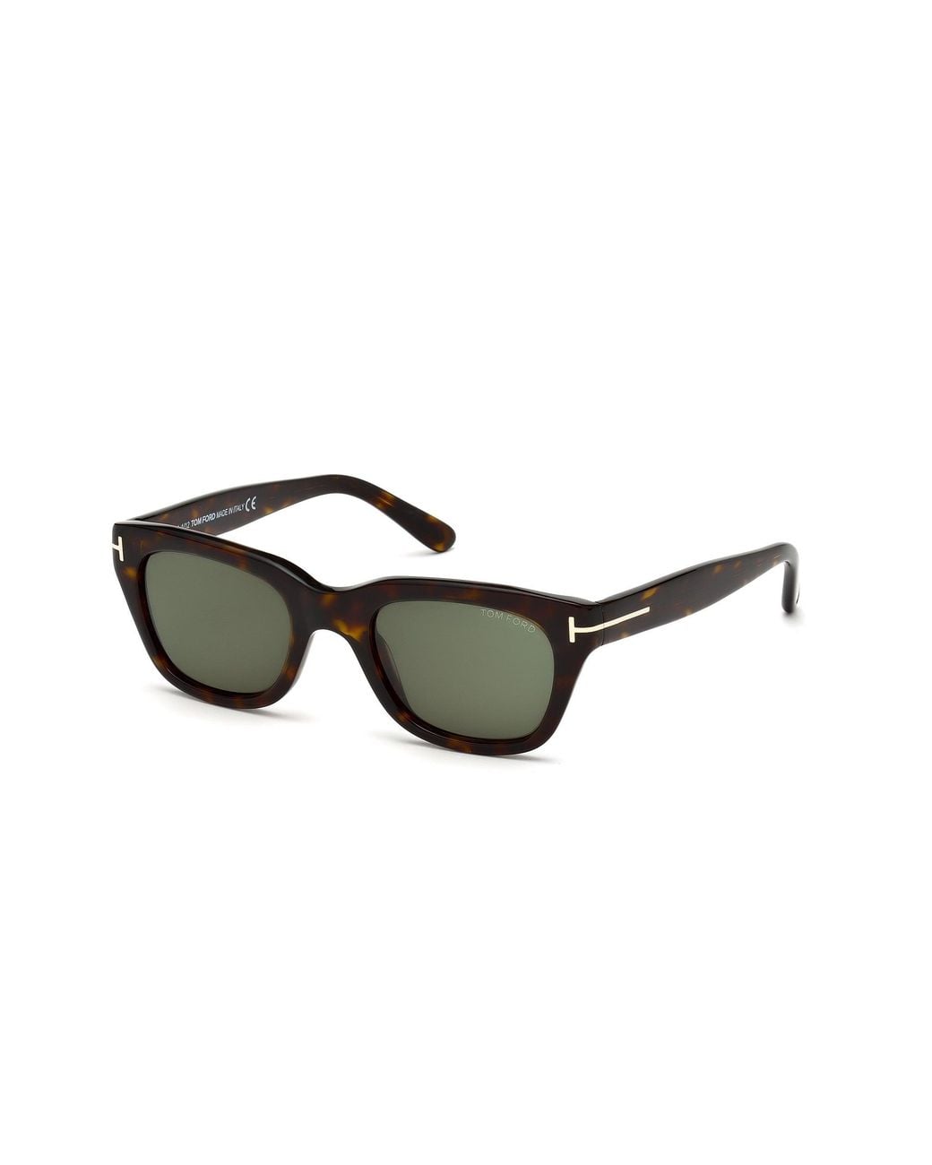 Tom Ford Black Ft0237 Snowdon 52N Sunglasses Acetate Squared Normal for men