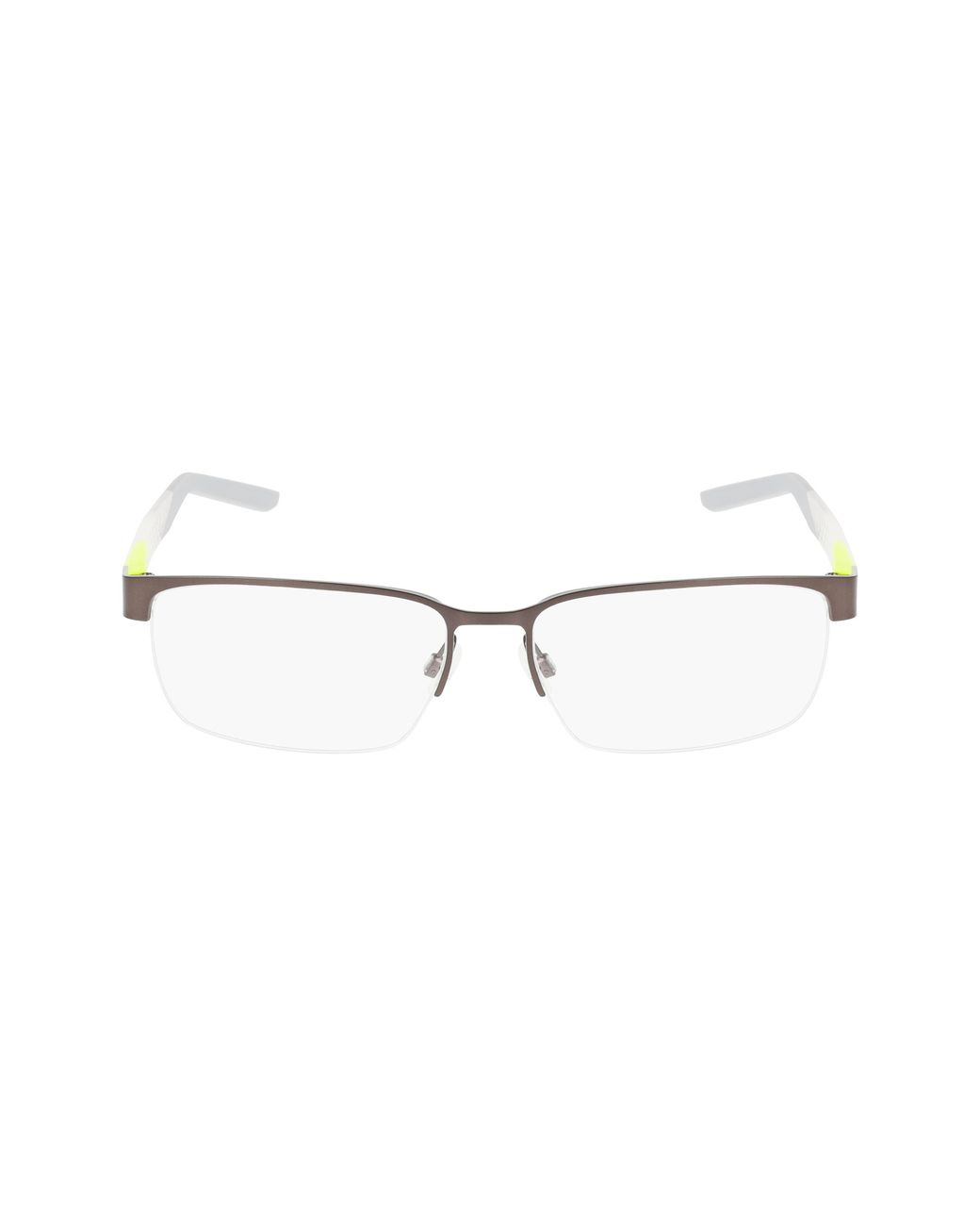 Nike Black 8184 070 Optical Frames Metal Squared Normal for men