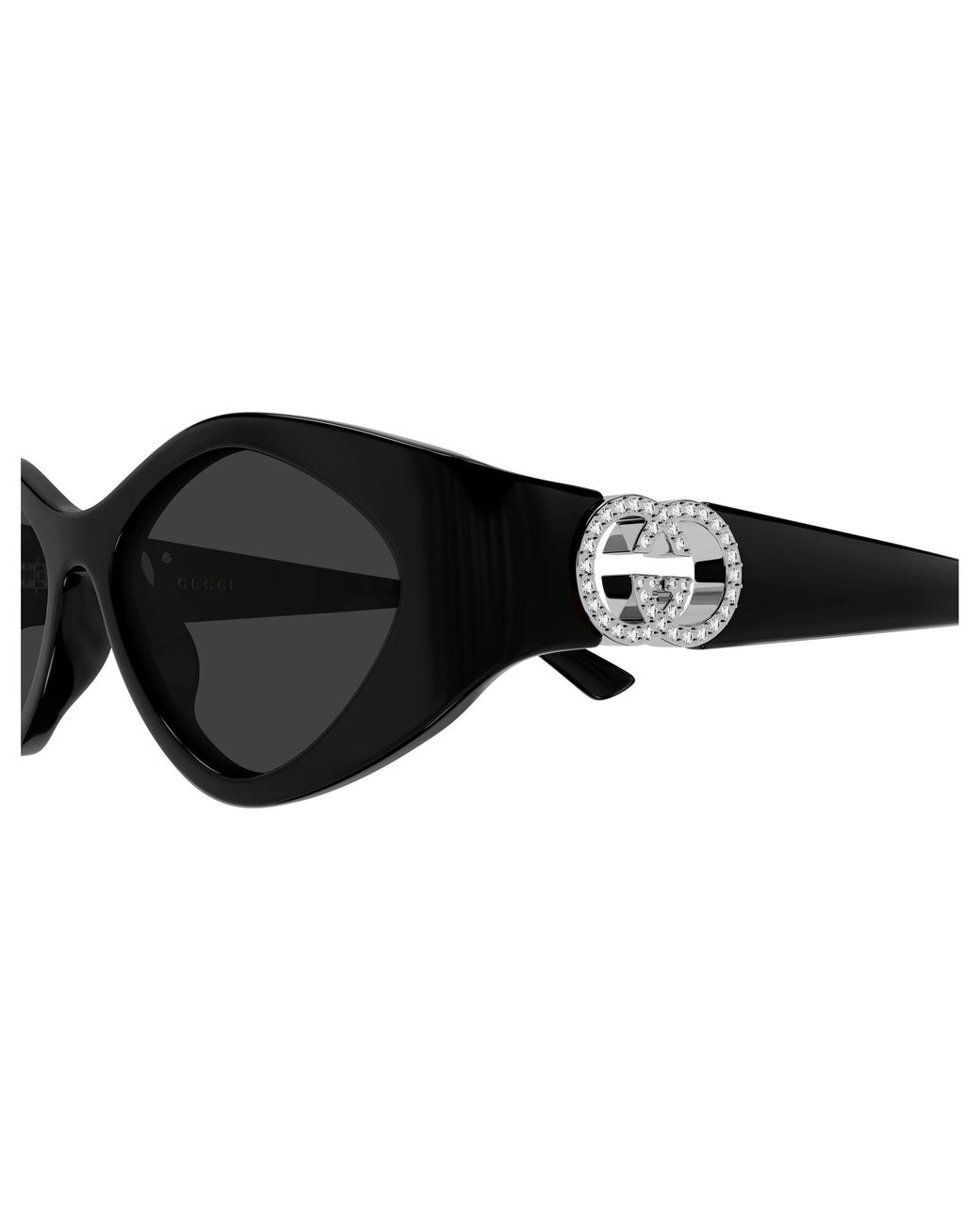 Gucci Black Gg2121S 002 Sunglasses Injected Geometric