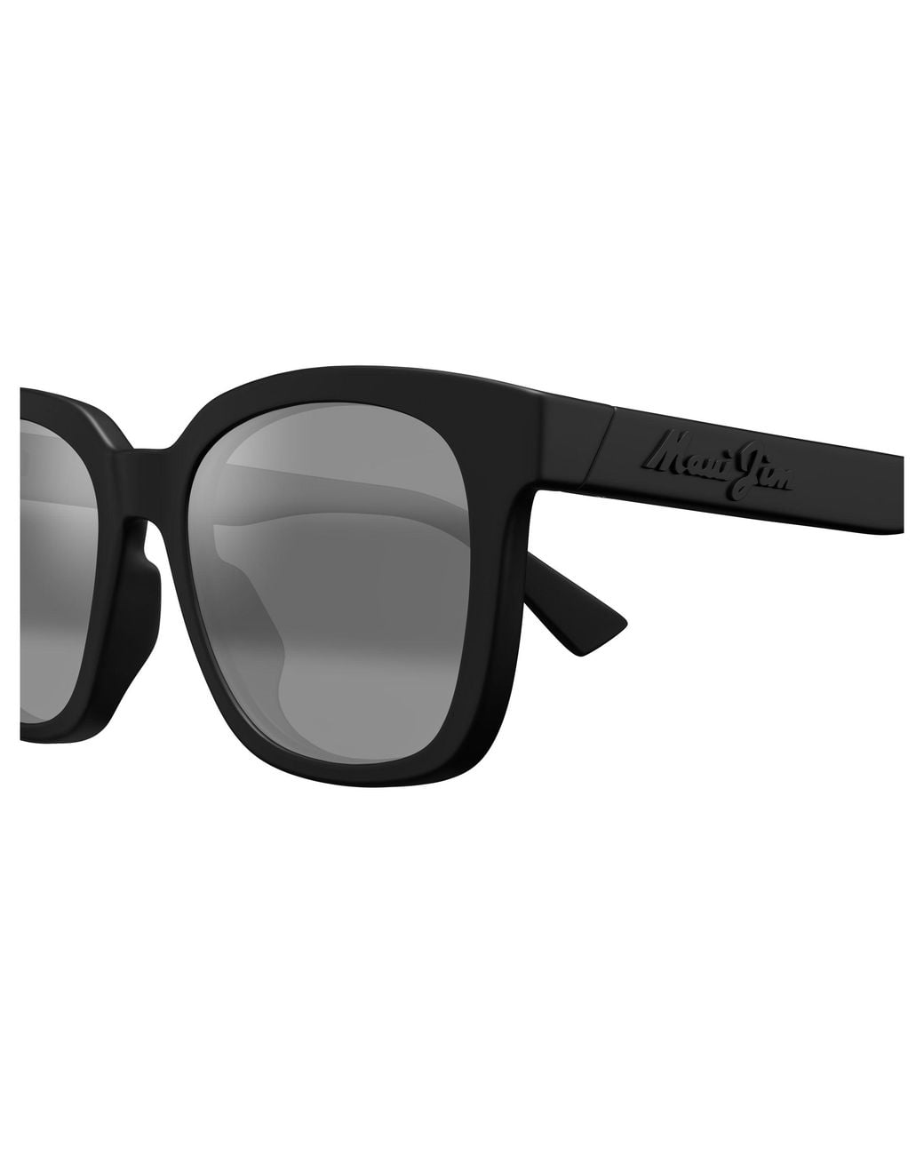 Maui Jim Black Mj0653Sa 001 Occhiali Da Sole Bio-Iniettato Grigio Rotonda