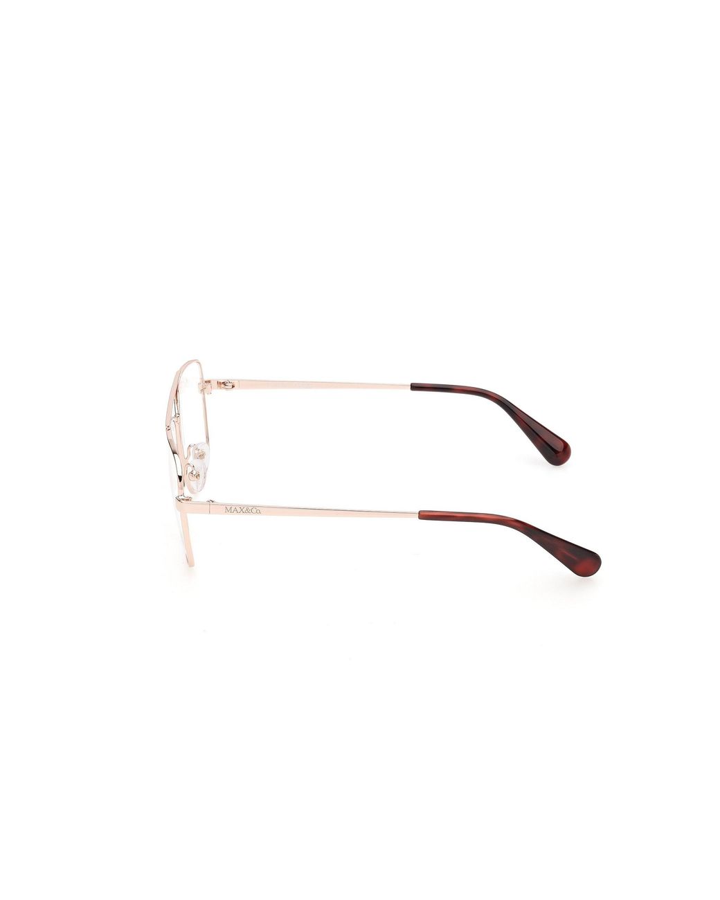 MAX&Co. Black Mo5236 28 Optical Frames Metal Squared Normal