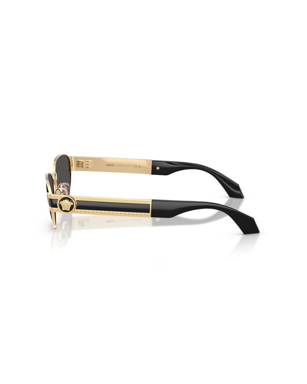 Versace Black Ve2304 152387 Sunglasses Metal Cat Eye Normal