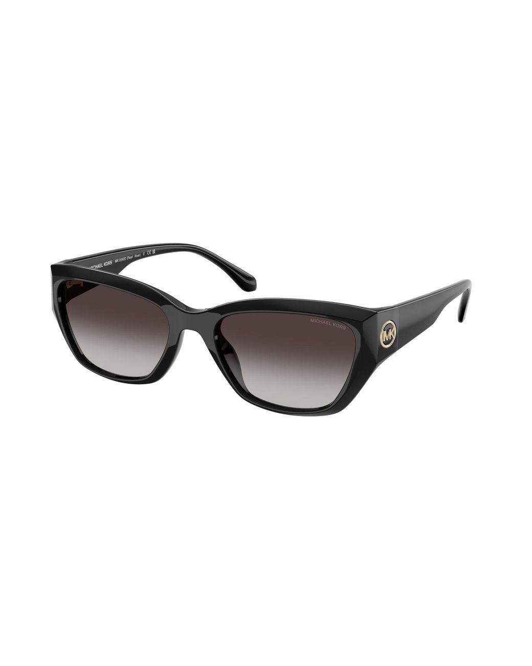 Michael Kors Black Mk2242D Pearl River 30058G Sunglasses Injected Geometric Normal Shaded