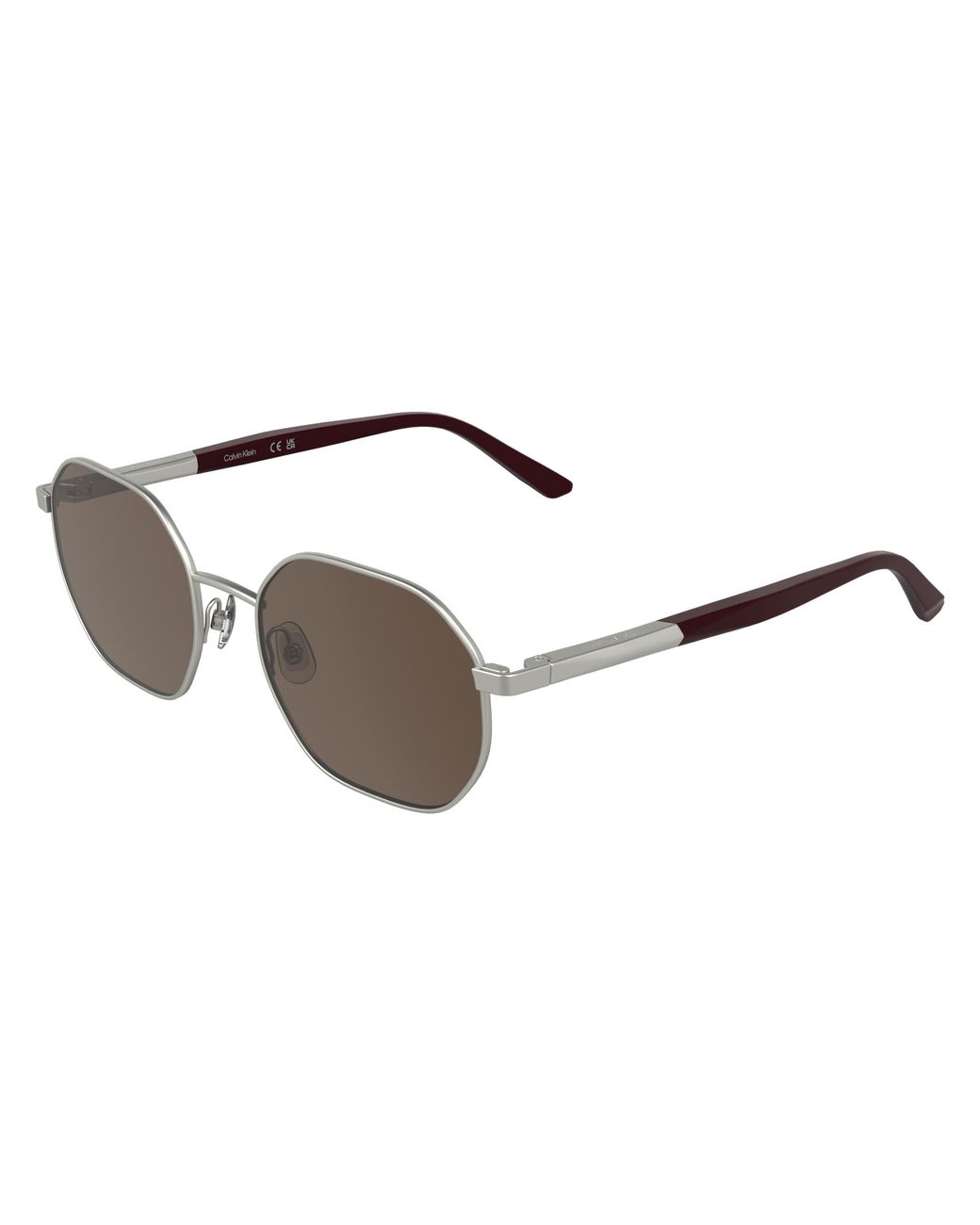 Calvin Klein Black Ck25110S 045 Sunglasses Metal Squared Normal