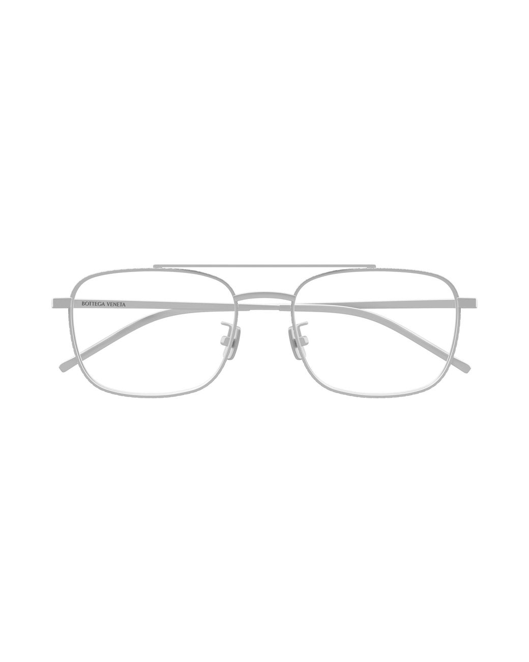 Bottega Veneta Black Bv1425Oa 002 Optical Frames Titanium Transparent Squared