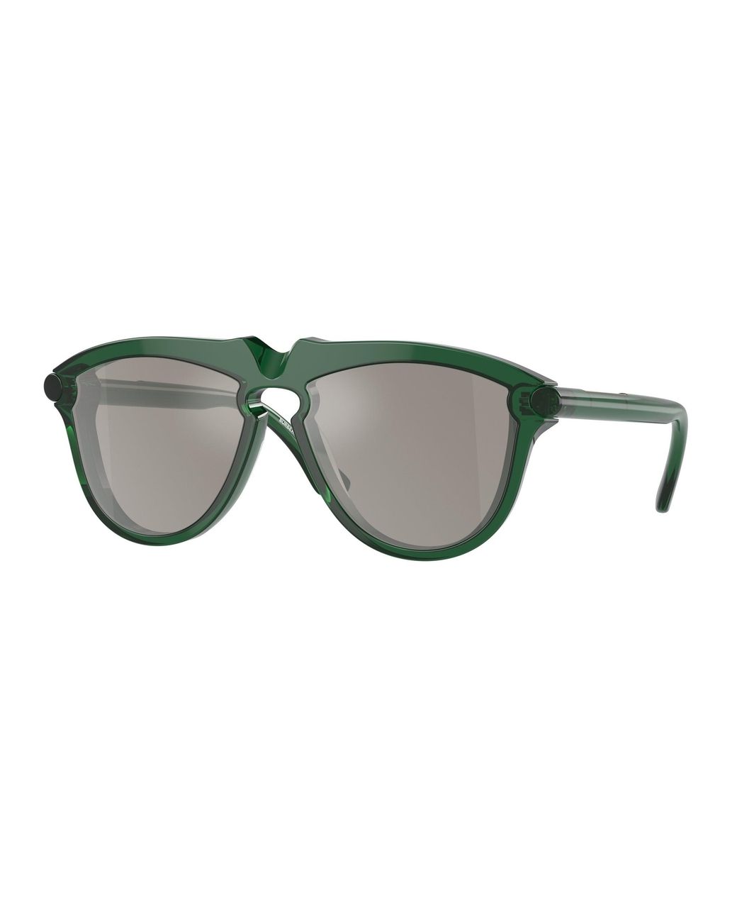 Burberry Green Be4417U 41046G Sunglasses Acetate Pilot Mirrored for men