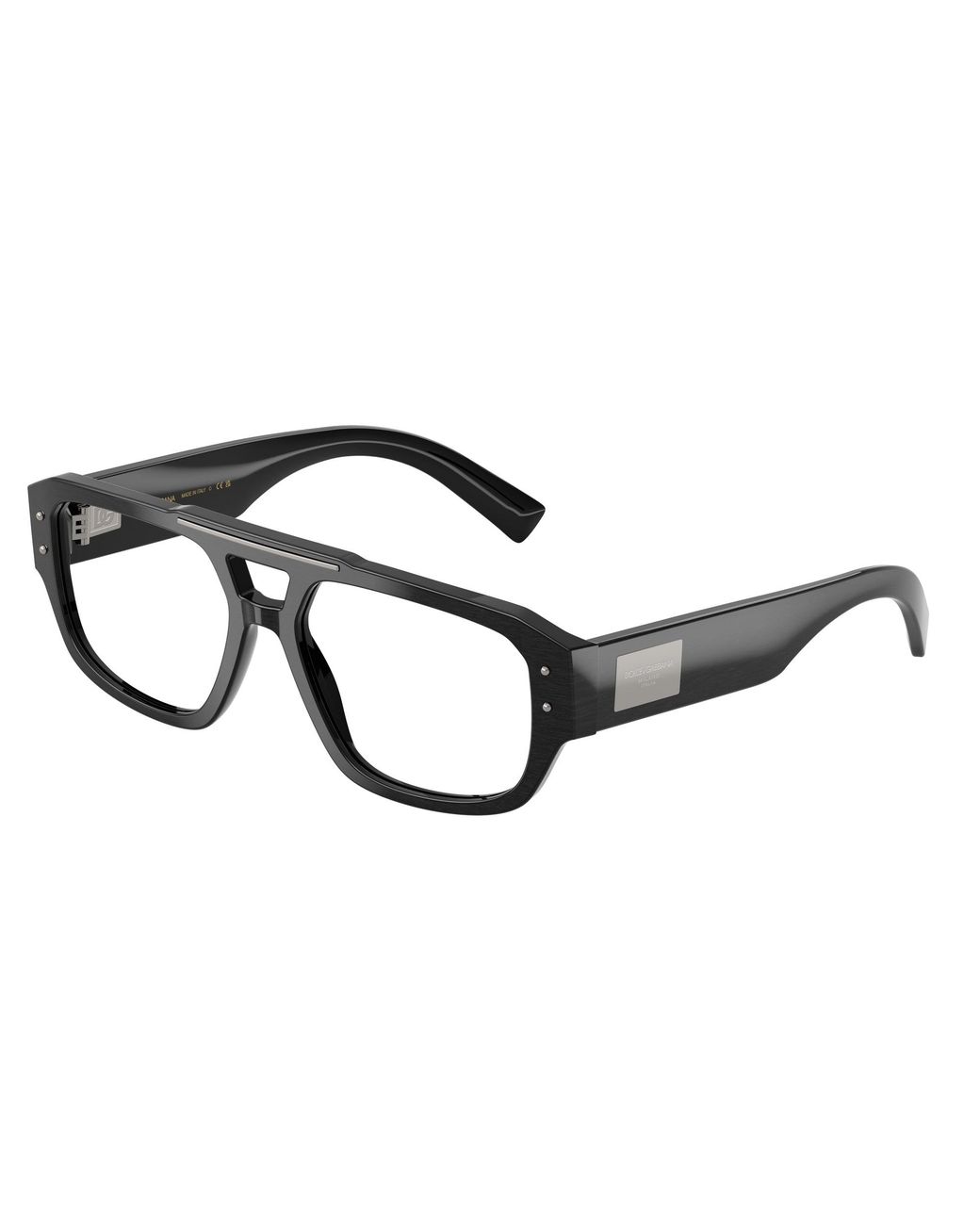 Dolce & Gabbana Black Dg3406 2820 Optical Frames Acetate Pilot Normal for men