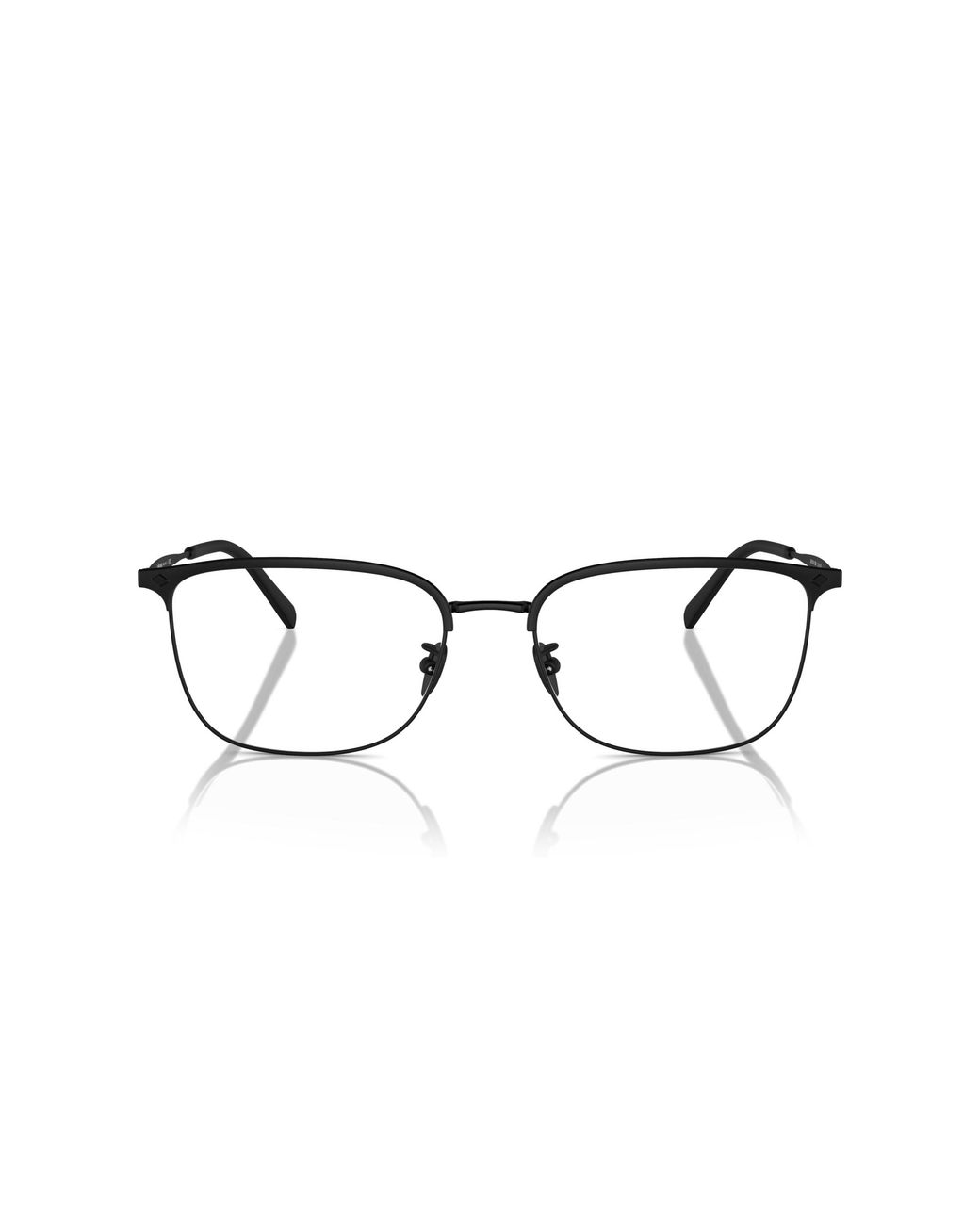 Giorgio Armani Black Ar5143 3001 Optical Frames Steel Transparent Squared Normal for men
