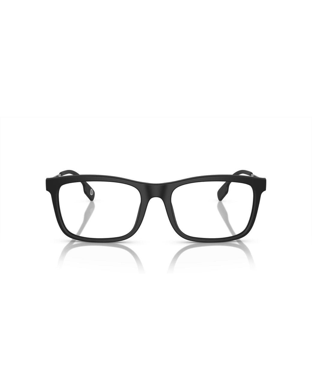 Burberry Black Be2384 3464 Optical Frames Acetate Transparent Squared Normal for men