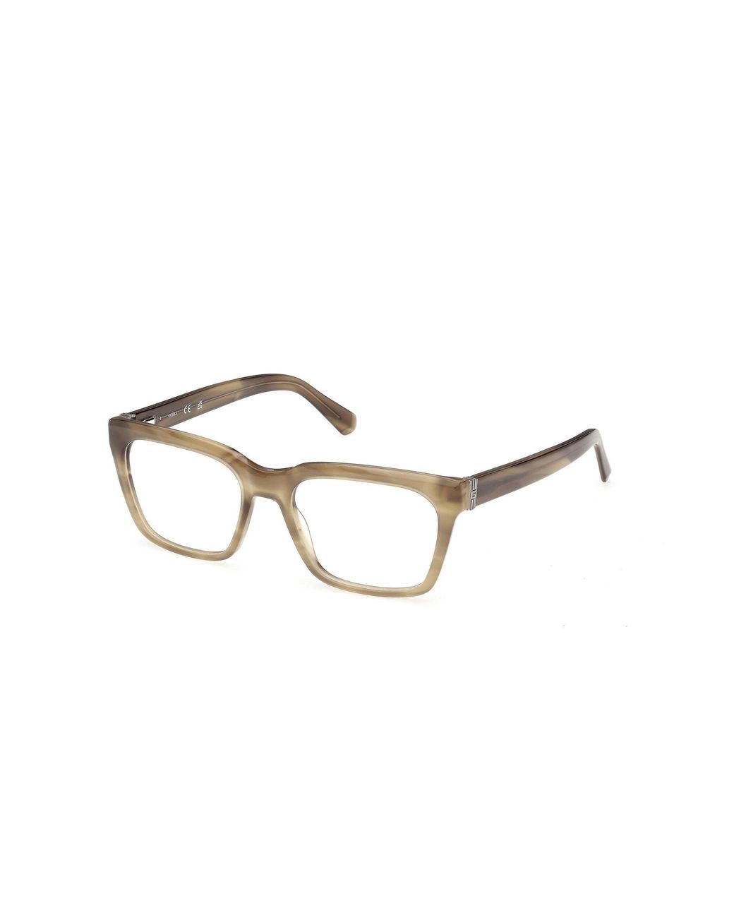 Guess Black Gu50365 095 Optical Frames Acetate Squared Normal for men