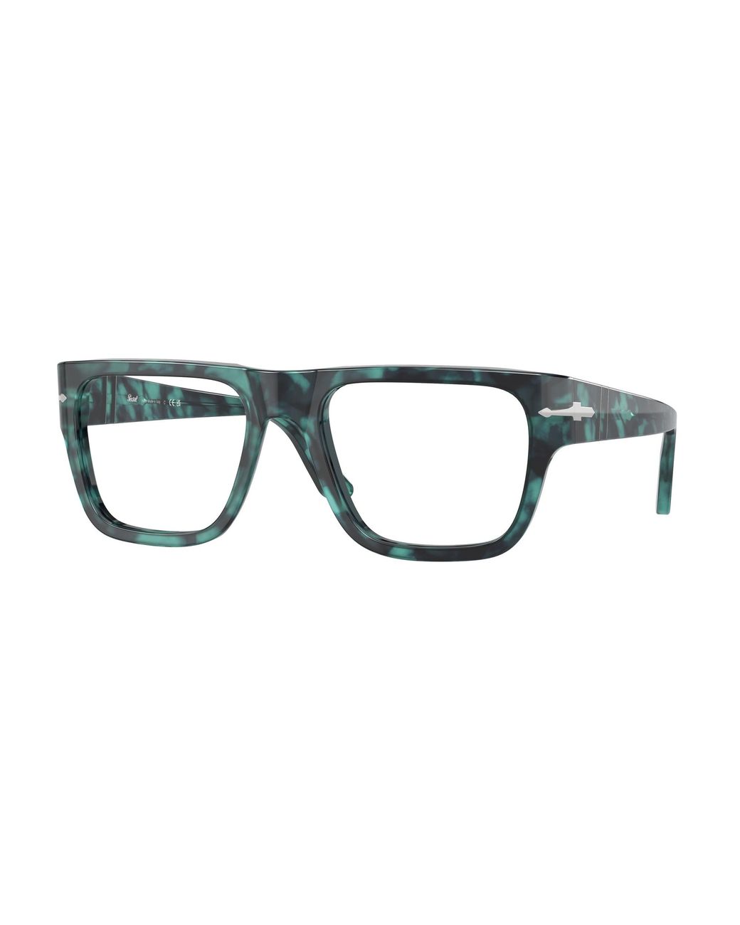 Persol Black Po3348V 1211 Optical Frames Acetate Transparent Squared Normal