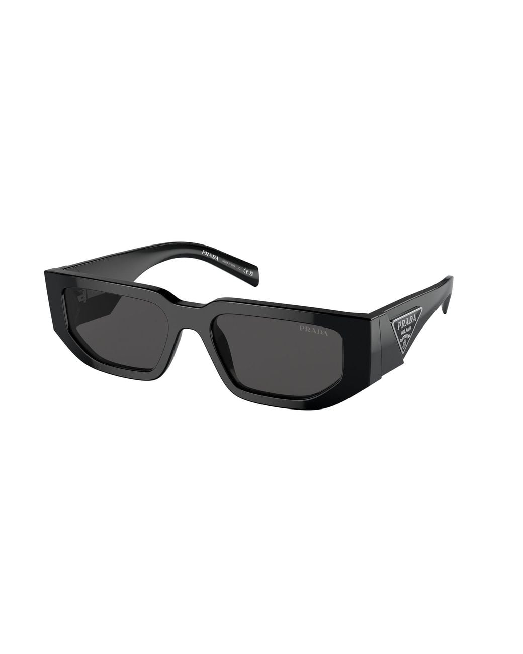 Prada Black Pr 09Zs 1Ab5S0 Sunglasses Acetate Squared Normal for men