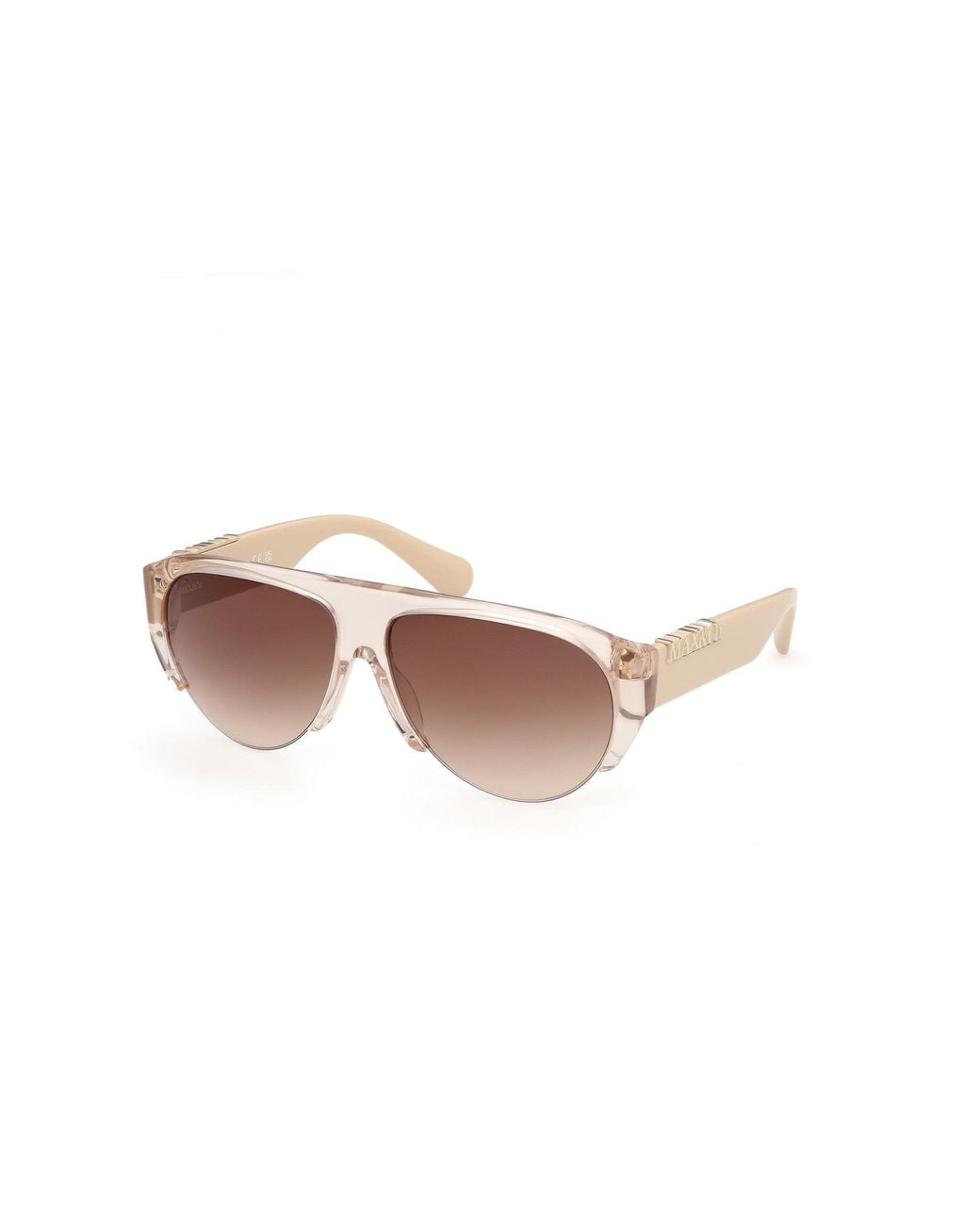 MAX&Co. Black Mo0167 57F Sunglasses Acetate Pilot Normal