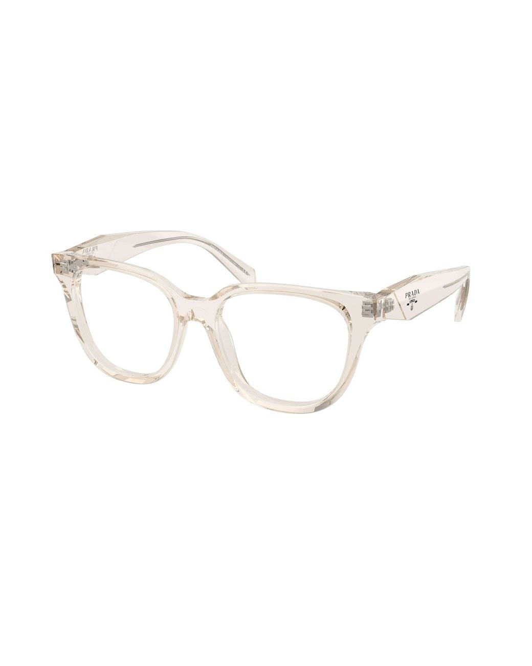 Prada Black Pr C11V 26P1O1 Optical Frames Acetate Transparent Butterfly Normal